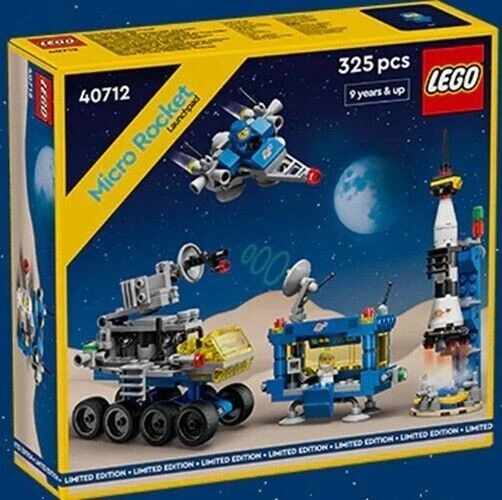 LEGO 40712 Space Classic Space Micro Rocket Launchpad - Brand New & Sealed - Image 1 of 1