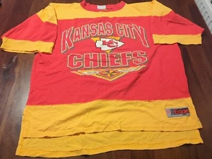 Camiseta Kansas City Chiefs Para Hombres The Edge De Colección Roja Manga 1/2 Grande NFL - Imagen 1 de 16