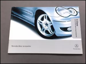 2004 2005 Mercedes Benz C230 C240 C32 AMG Factory Accessories Brochure Catalog - Picture 1 of 15