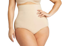 Cacique~New With Tags~Beige Level 2 Shaping Ultra High-Waist Brief~Size 26-28W