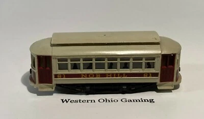 HO Scale Nob Hill 61 Trolly Car USED READ Train - Image 1 of 4