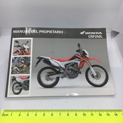Honda CRF250L Owners Manual in Spanish Manual Del Propietario PPJ.4236.2014.12.F - Image 1 of 4
