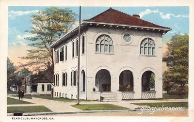 GA~GEORGIA~WAYCROSS~ELKS CLUB HOUSE~C.1920 - Image 1 of 3