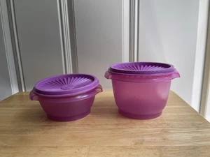 Tupperware Set Of 2 servalier Containers- New - Picture 1 of 1