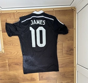 Real Madrid Retro 2014-2015 Tercera Camiseta Dragón Kit James Talla L - Imagen 1 de 5