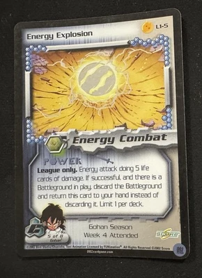 Energy Explosion L1-5 Dragonball Z Score Foil Promo Limited Gohan Season - Image 1 of 2
