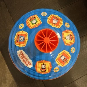 Vintage 2001 Thomas And Friends Tin Spinning Top Shylling Rowley 8” - Picture 1 of 2