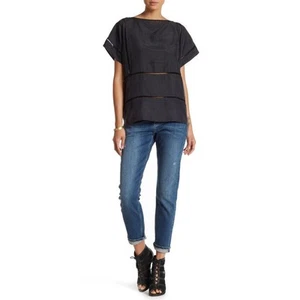 MiH Jeans Tomboy Jean Skinny Boyfriend Rogue Wash Jeans Size 24 NWT $259 - Picture 1 of 12