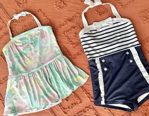 Girls Size 10 Lilly Pulitzer Janie and Jack Bundle Nautical Sailor Bow Floral - Picture 1 of 6
