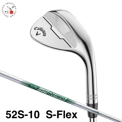 Callaway Golf OPUS Wedge Chrome Iron 52S-10 N.S.PRO 950GH neo Steel Shaft S-Flex - Image 1 of 4