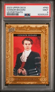 2023 Upper Deck Ud Portraits Connor Bedard #P60 RC PSA 9 Blackhawks - Bild 1 von 2