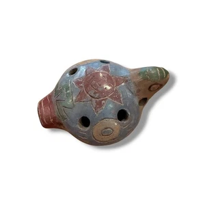 Vintage Miniatur Schildkröte Occarina - Bild 1 von 5