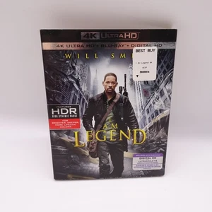 I Am Legend (4K Ultra HD + Blu-ray, 2007, 2 Disc Set) W/ Slipcover - Picture 1 of 3