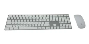 Apple Wireless Bluetooth Magic Mouse & Keyboard Combo A1657 A1843 - Picture 1 of 9