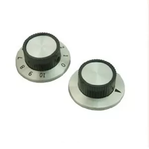 37mm Aluminium Inlay Potentiometer Knob Numbers Legend - Picture 1 of 1