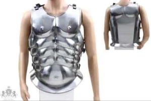 Knight Medieval Templar Armor Roman Greek Muscle Body Armour Steel Chest Plate - Imagen 1 de 3