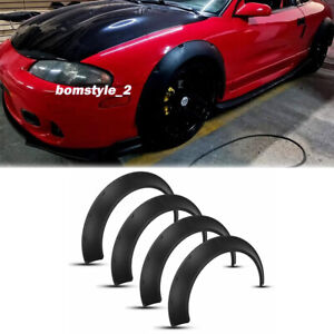 FOR MITSUBISHI ECLIPSE 2G Fender Flares Extension Wide Body Kit 3.5" 80mm 4pcs