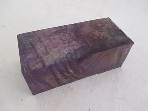 Maple Burl Stabilized Blank - 1 5/8 x 2 x 4 1/4" - stabilized box mod - 5382 - Picture 1 of 6