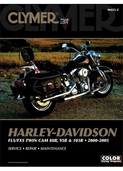 Manual de reparación de servicio Clymer M423-2 para Harley Softail 00-05 FLST 08259 Foto 1 de 1