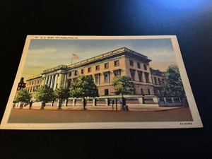 Antike USA Postkarte Philadelphia PA 1936 CurTeich One Cent Stempel unbespielt - Bild 1 von 2
