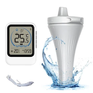 Thermometer für Pool Wasser Schwimmbad Wireless Poolthermometer Temperaturfühler - Bild 1 von 9