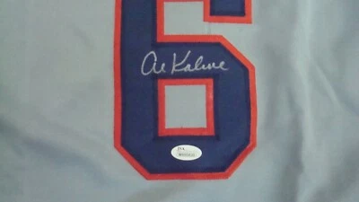 AL KALINE AUTOGRAPHED AWAY Detroit Tigers Jersey Signed XL JSA AUTH - Image 1 of 4