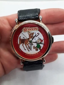Vintage 1994 Rudolph The Red Nose Reindeer Watch - Picture 1 of 17