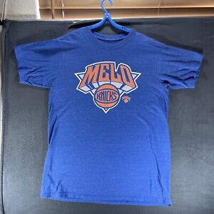 Carmelo Anthony New York Knicks "Melo Logo" T-shirt Size M Medium Fanatics