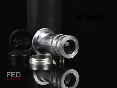 Soviet lens INDUSTAR - 10 FED  F6,3 / 100mm Mount M39 - Image 1 of 4