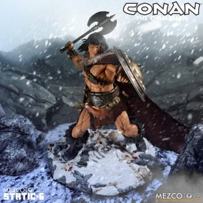 Mezco Static Six Conan the Cimmerian 1/6 雕像全新未拆封 — 第 1/4 张图片