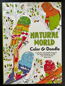 Natural World Color & Doodle Coloring Book 100+ Pages - Paperback - New - Picture 1 of 1