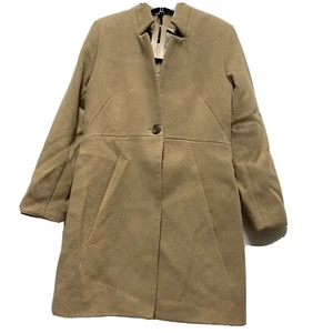 Abrigo de lana y cachemira camello Radek's Bellandi, talla EU 48 - Imagen 1 de 12