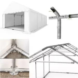 Tendone Deposito 3x4 - 8x12m tenda capanonne PVC 750 N con rinforzo perimetrale - Bild 1 von 12