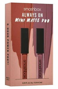 SMASHBOX ALWAYS ON MINI MATTE DUO DRIVER'S SEAT +SPOILER ALERT 0.03 OZ EACH NEW  - Picture 1 of 1