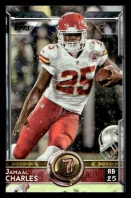 2015 Topps #350 Jamaal Charles Kansas City Chiefs - Image 1 of 2