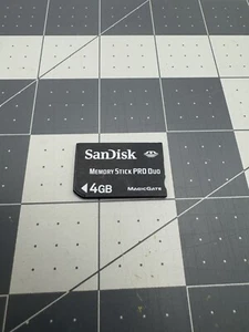 Sandisk 4Gb Memory Stick Pro Duo Magic Gate Memory card - Black - Picture 1 of 2