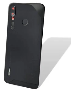 Huawei P20 Lite Akkudeckel Rückseite schwarz Original Gehäuse Fingerprint Dual - Bild 1 von 4
