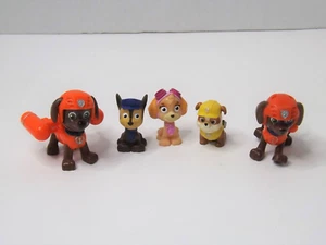 Paw Patrol Lot of 5 Mini Figures Zuma (2) Skye Rubble Chase - Picture 1 of 4