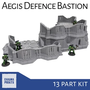 Aegis Defence Bastion - 28mm 3D Printed Imperial Terrain for Tabletop Wargaming - Picture 1 of 9