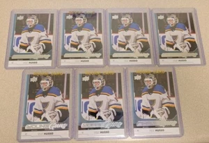 LOT OF 7 VILLE HUSSO 2017-18 UPPER DECK HOCKEY UD YOUNG GUNS ROOKIE CARD SP #478 - Picture 1 of 2