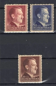 ALEMANIA 3er REICH SEGUNDA GUERRA MUNDIAL GOBIERNO GENERAL AH CUMPLEAÑOS NB12-NB14 PERFECTO SIN MONTAR O NUNCA MONTADO - Imagen 1 de 1