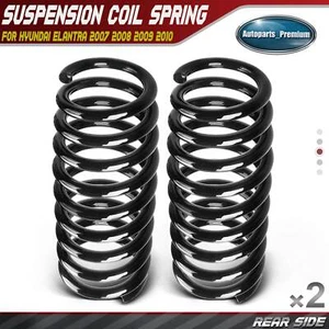 2x Coil Spring Set for Hyundai Elantra 2007 2008 2009 2010 2.0L Rear Left &Right - Picture 1 of 8