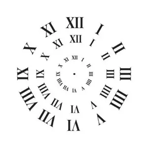 Stencil Clock Face Roman Numerals - 3 Sizes - Picture 1 of 1