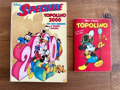 Fumetto Topolino Numero N. 1 Ristampa 1994 Vintage Raro + Speciale Topolino 2000 - Immagine 1 di 2