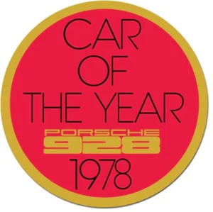 Aufkleber Car Of The Year 1978 Porsche 928 - Picture 1 of 1