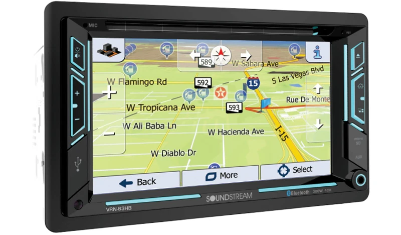 SOUNDSTREAM VRN-63HB 6.2 TOUCHSCREEN 2-DIN DVD CD MP3 RECEIVER GPS NAVIGATION - Image 1 of 1