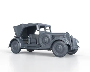 WWII GERMAN Horch 830 R Kubelwagen - 1/48 1/56 1/72 1/87 1/100 3D Print Resin - Picture 1 of 4
