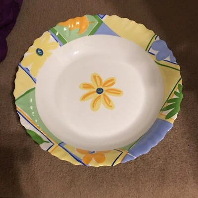 *НОВЫЙ* Luminarc 'Feston Valensole' ГЛУБОКОЕ СЕРВИРОВОЧНОЕ БЛЮДО Круглый 28 см Франция Аркопал - Изображение 1 из 4