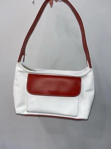 Jones New York Purse White and Red Shoulder Bag - Picture 1 of 6