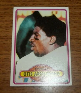 Otis Armstrong 1980 Topps #448 Denver Broncos - Imagen 1 de 2